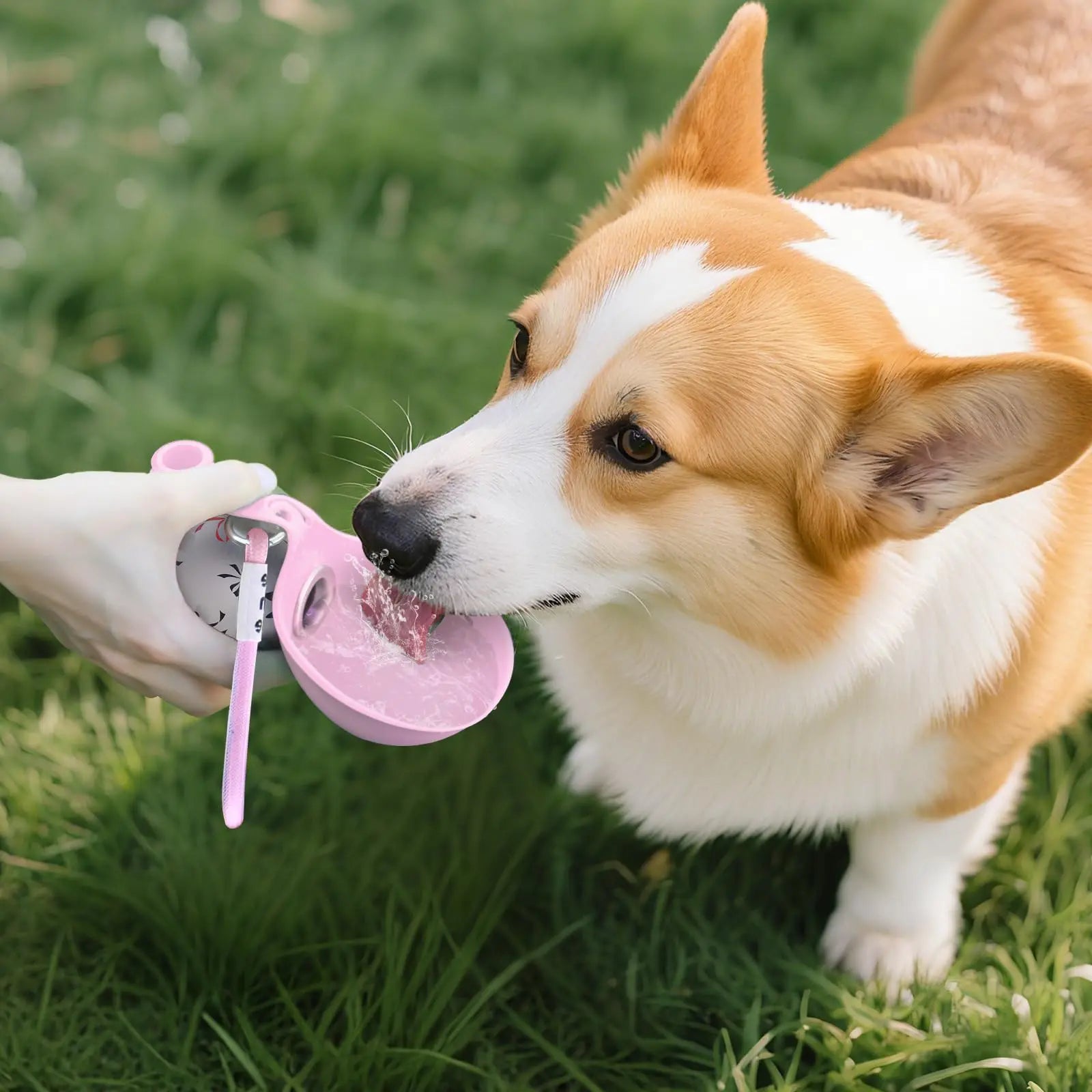 Leak-Proof Stainless Steel Travel Dog Water Bottle