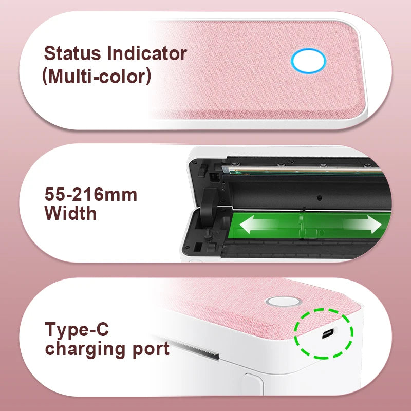 PrintGo A4 Portable Thermal Printer: Inkless Bluetooth Mobile Printing