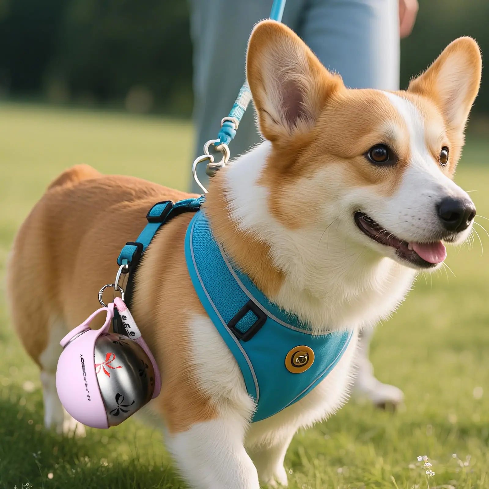 Leak-Proof Stainless Steel Travel Dog Water Bottle