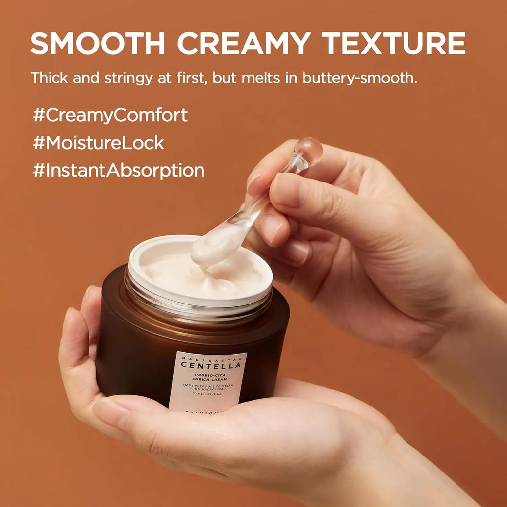 SKIN1004 Probio-Cica Enrich Cream - Intensive Repair Night Moisturizer (50ml)