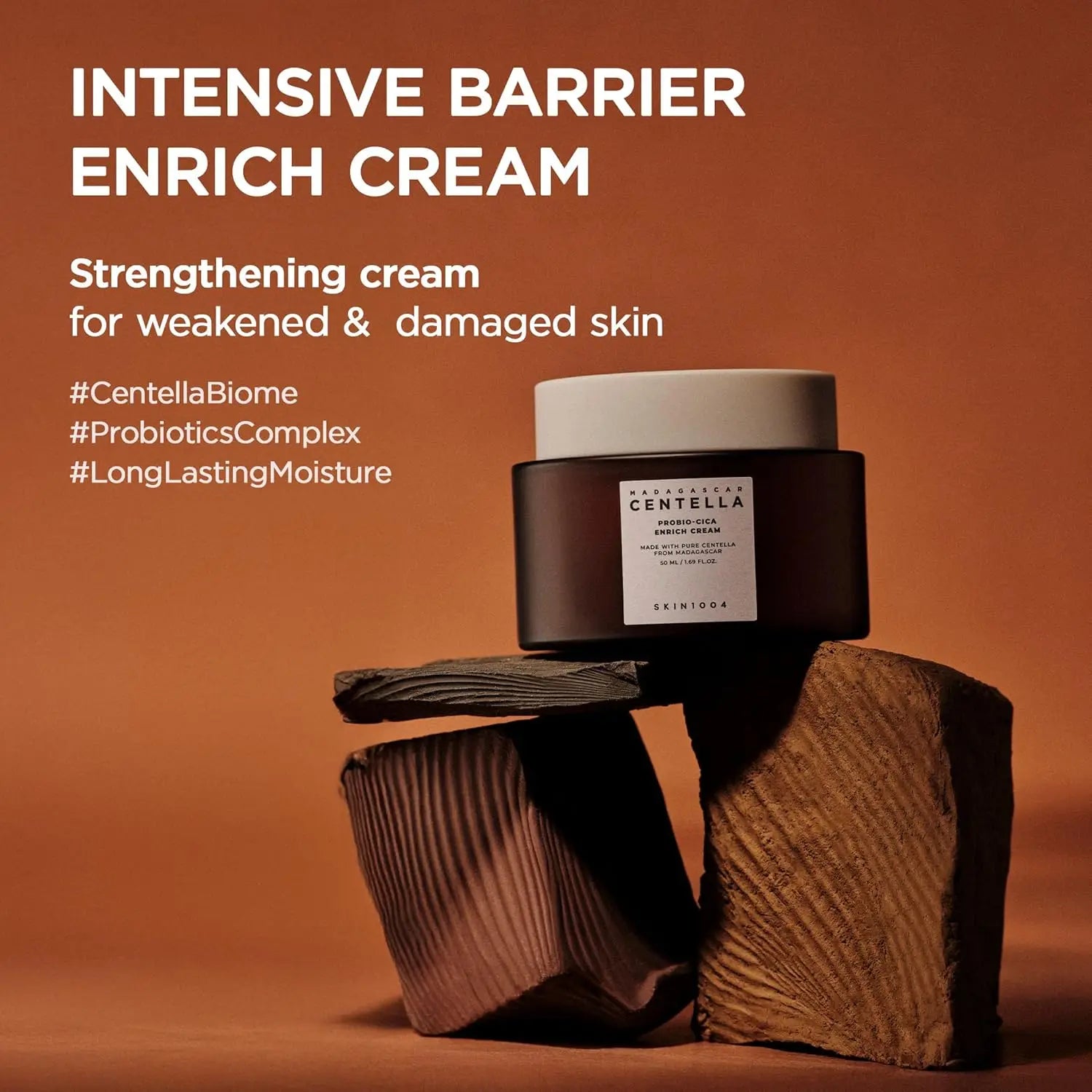 SKIN1004 Probio-Cica Enrich Cream - Intensive Repair Night Moisturizer (50ml)