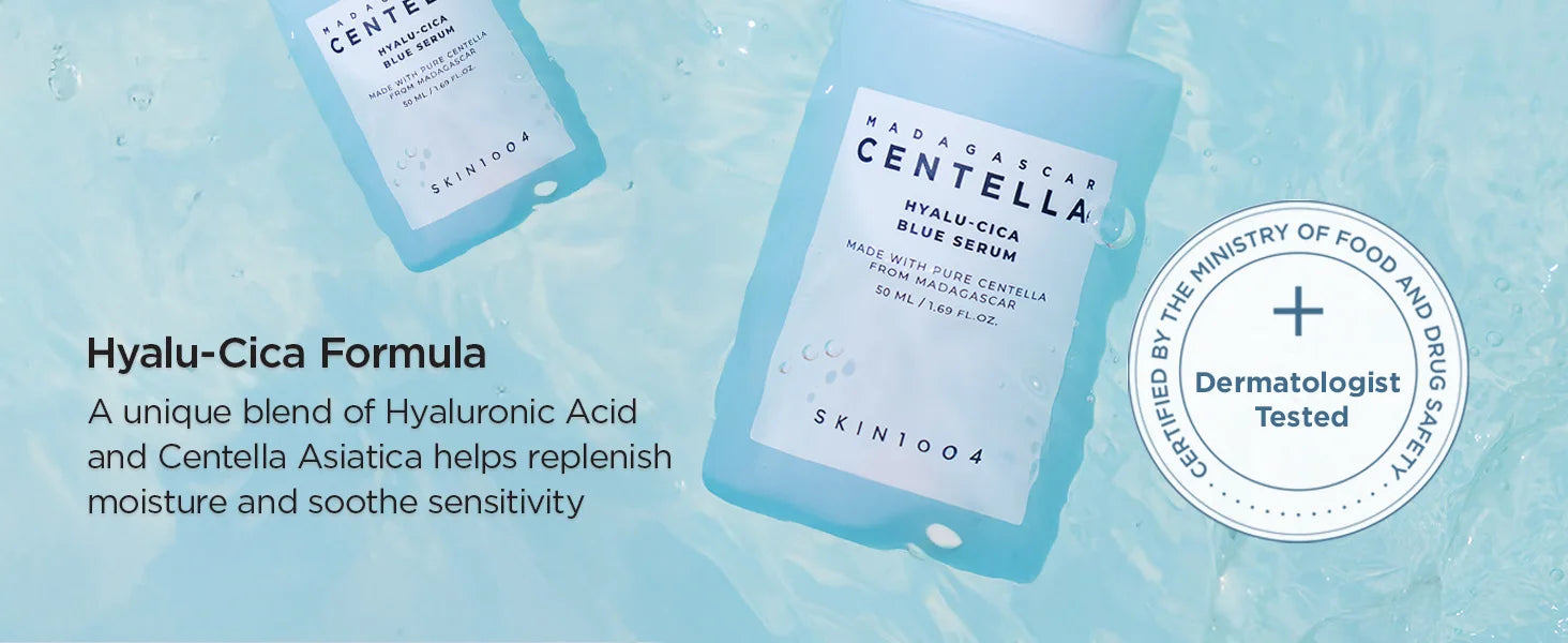 SKIN1004 Madagascar Centella Hyalu-Cica Blue Serum (50ml)
