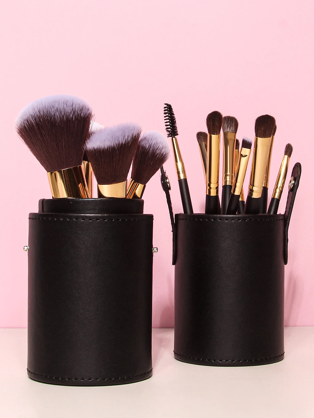 15-Pcs Professional Makeup Brush Set with Travel Case
