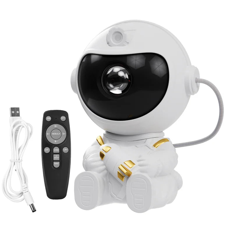 Astronaut Starry Sky Galaxy Projector - LED Nebula Night Light
