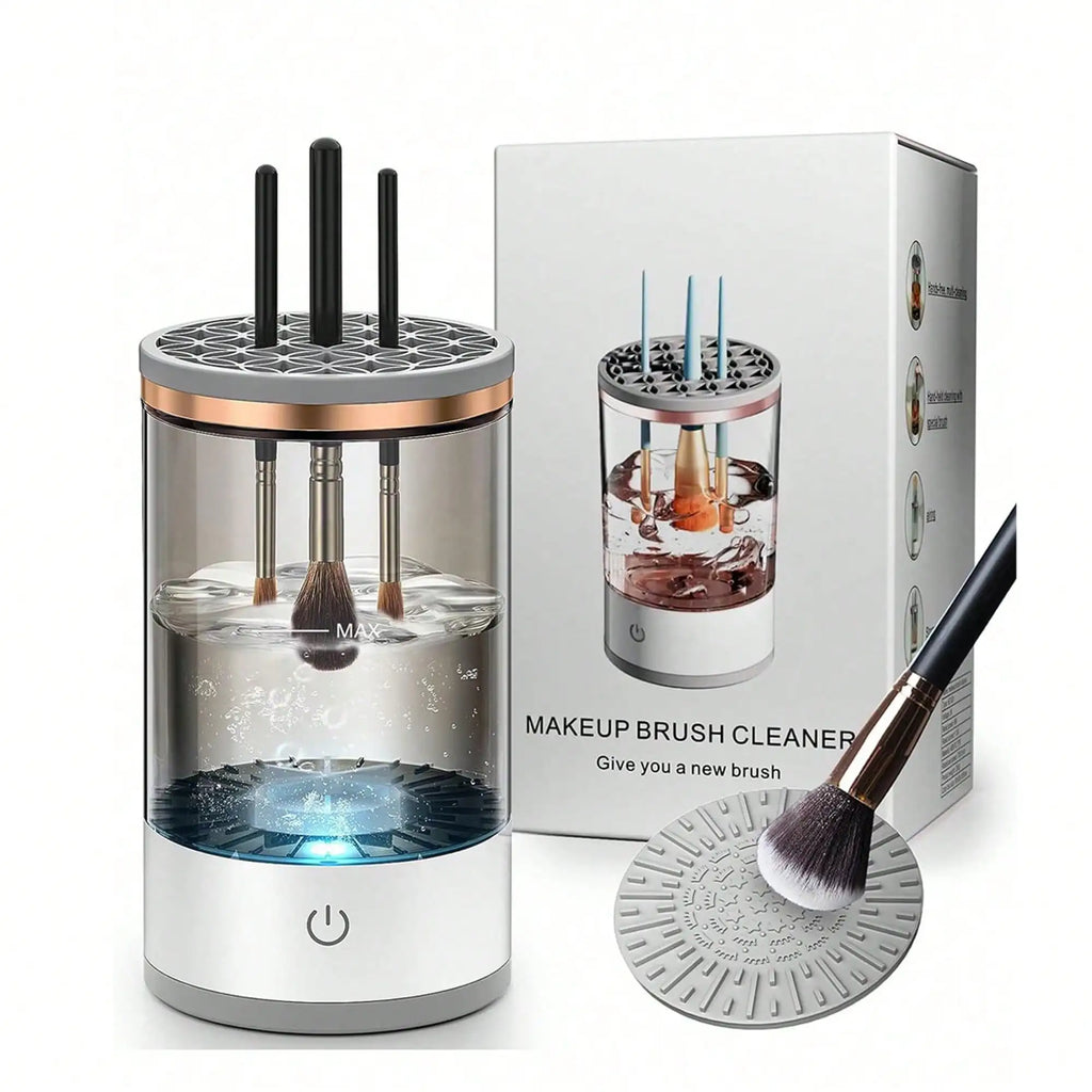Automatic Electric Makeup Brush Cleaner - Spin & Dry Cleaning Machine