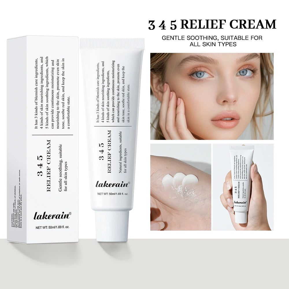 345 Relief Cream – Soothing & Moisturizing Face Solution