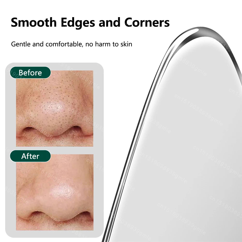 Stainless Steel Gua Sha – Professional Facial Massager & Lifting Tool