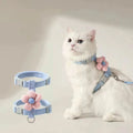 Adjustable Escape-Proof Cat Harness and Leash Walking Set