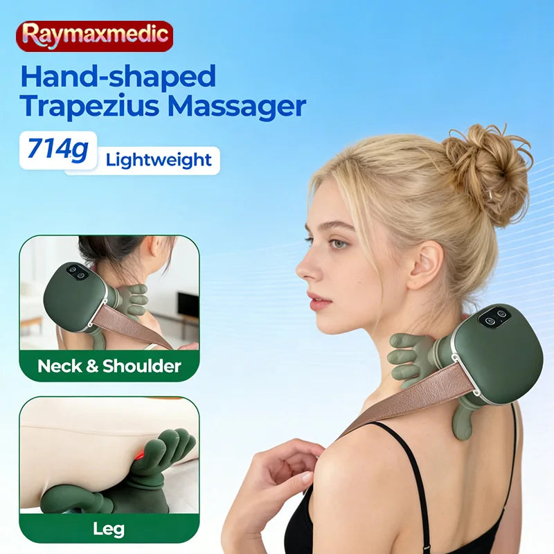 Raymay 4D Kneading Neck and Shoulder Massager with Heat
