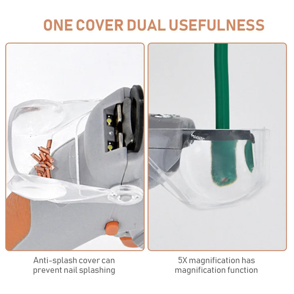Professional LED Light Pet Nail Clipper with Safety Guard