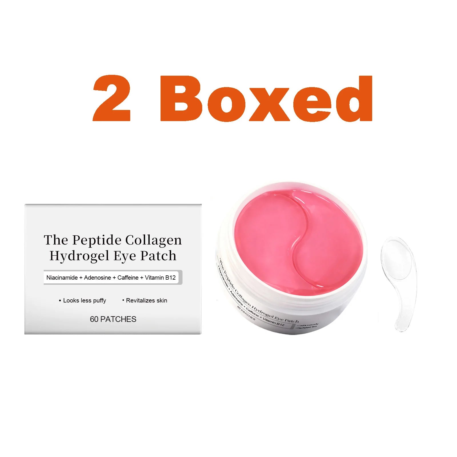 Hoygi Peptide Collagen Hydrogel Eye Patches - Reduce Wrinkles & Dark Circles