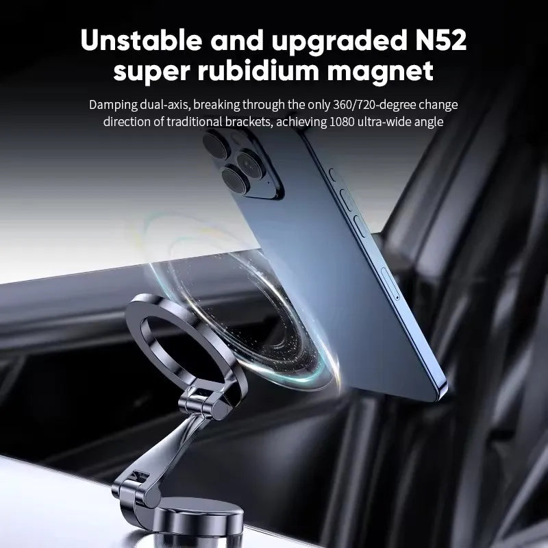 360° Magnetic MagSafe Car Phone Holder - Ultra-Stable Dashboard Mount