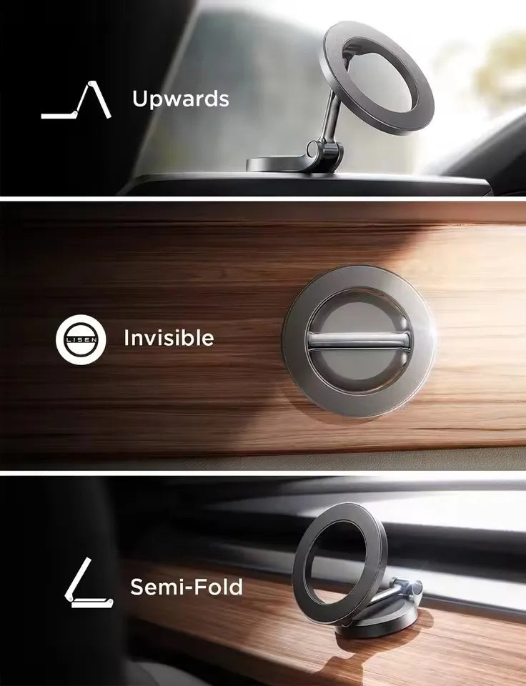 360° Magnetic MagSafe Car Phone Holder - Ultra-Stable Dashboard Mount