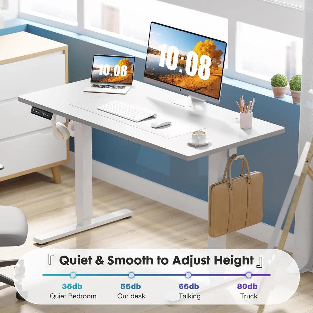 Electric Height-Adjustable Standing Desk (40x24")