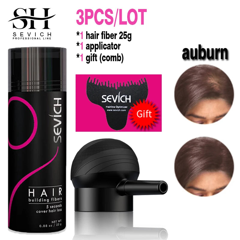 Sevich Keratin Hair Building Fibers – Instant Thickening Solution