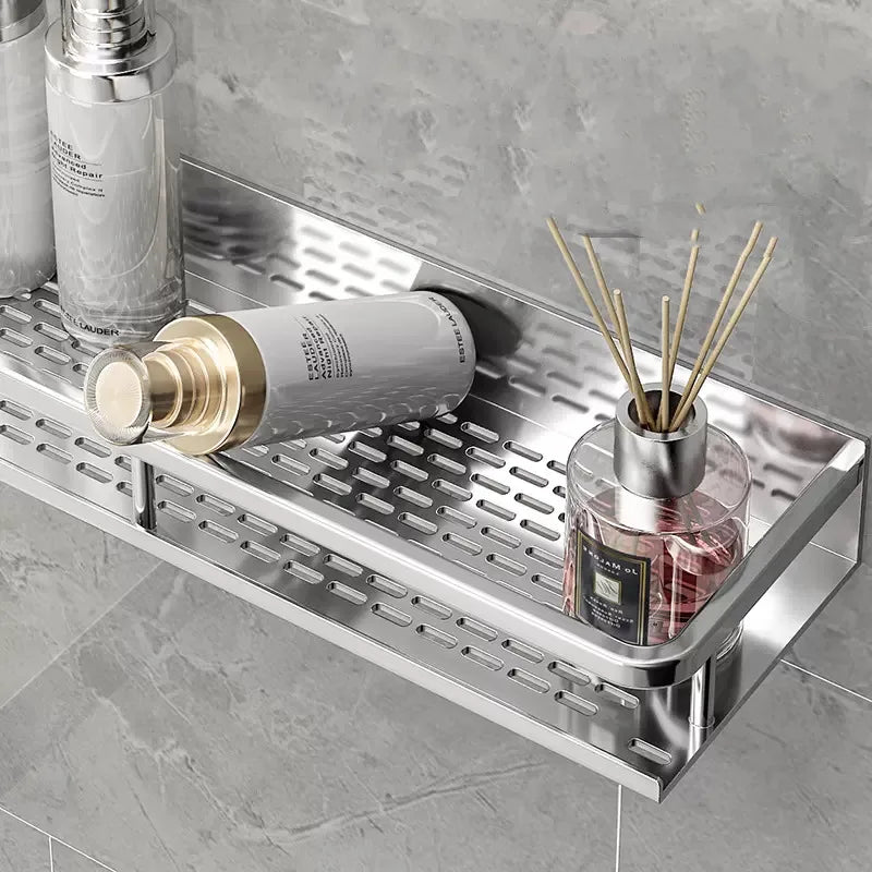 Aluminum Floating Bathroom & Shower Shelf