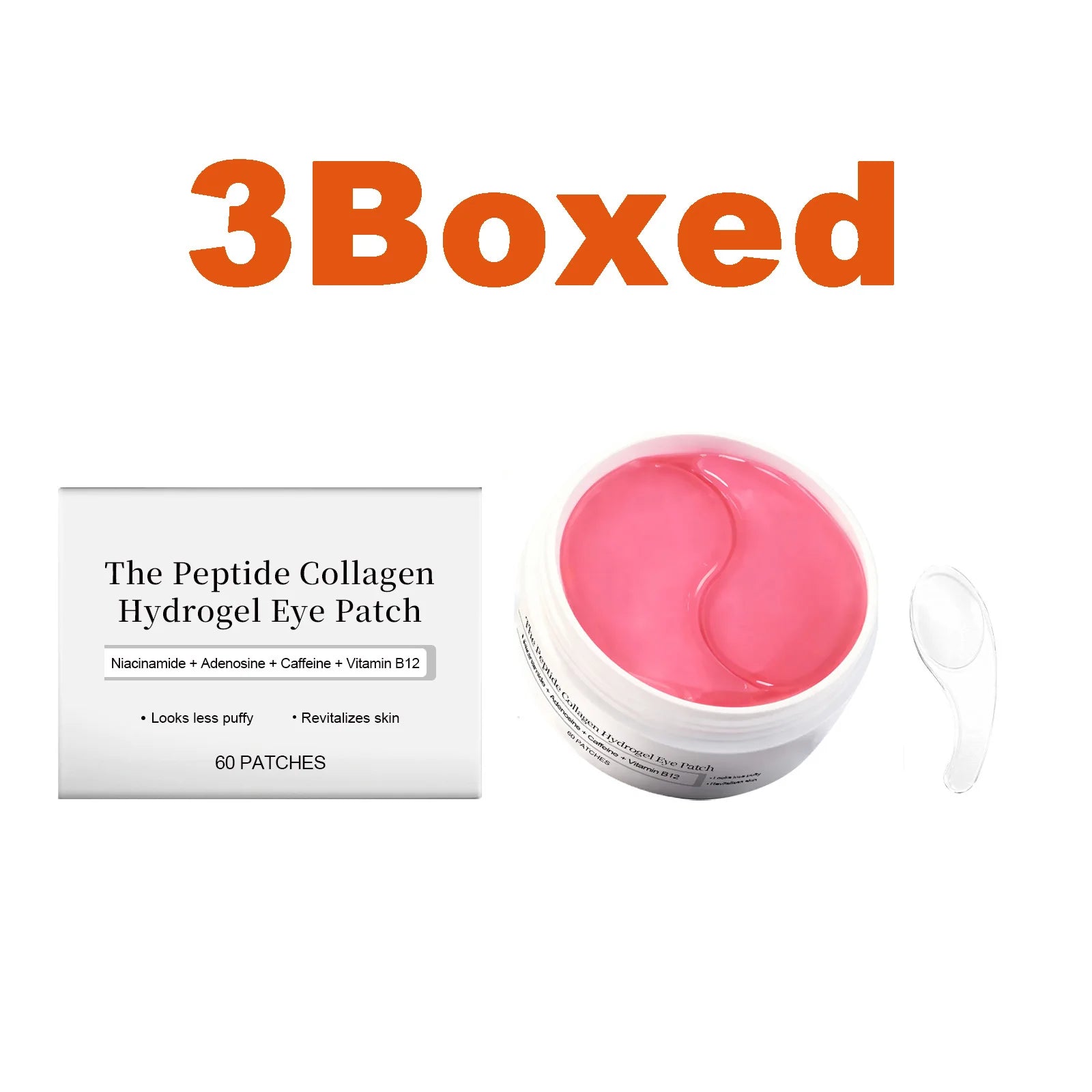 Hoygi Peptide Collagen Hydrogel Eye Patches - Reduce Wrinkles & Dark Circles