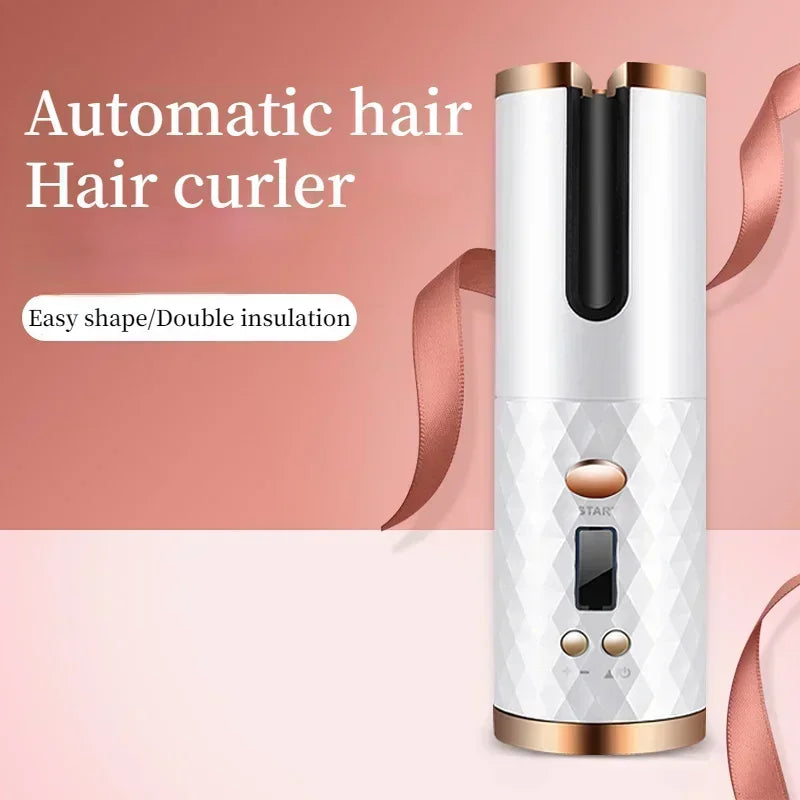 Automatic Wireless Hair Curler - Professional Portable Hair Styling Tool