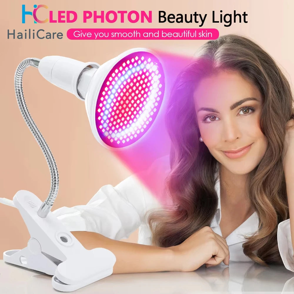 Flexible LED Red Light Therapy Lamp - Facial Spa & Skin Rejuvenation