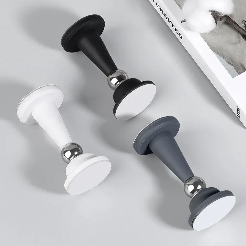 MagnoGuard: No-Drill Magnetic Silicone Door Stopper