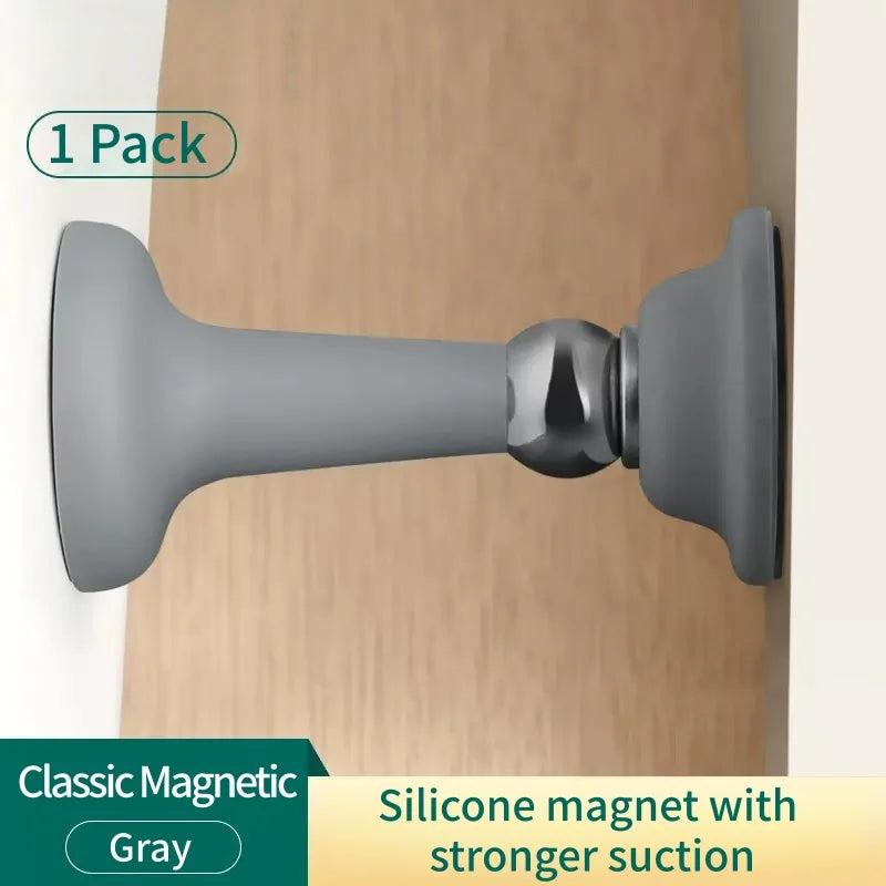 MagnoGuard: No-Drill Magnetic Silicone Door Stopper