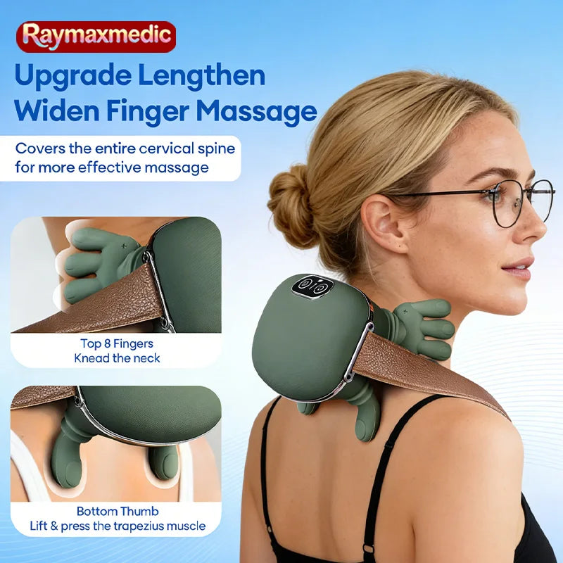 Raymay 4D Kneading Neck and Shoulder Massager with Heat