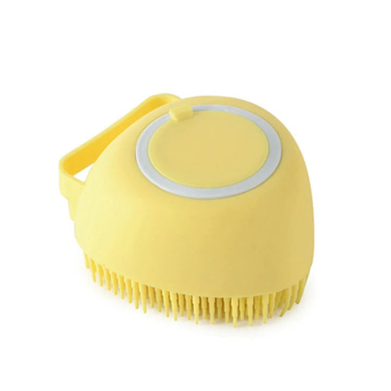 Silicone Pet Bath Massage Brush for Dogs and Cat
