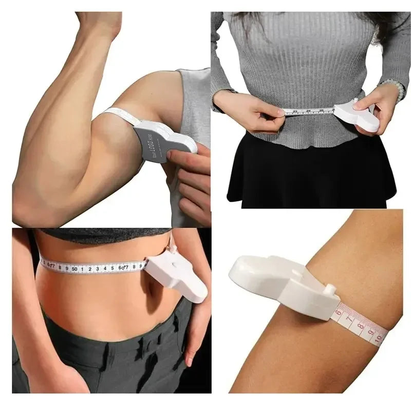 Body Measuring Tape for Fitness - Automatic Telescopic Tape Measure for Weight Loss & Muscle Gain