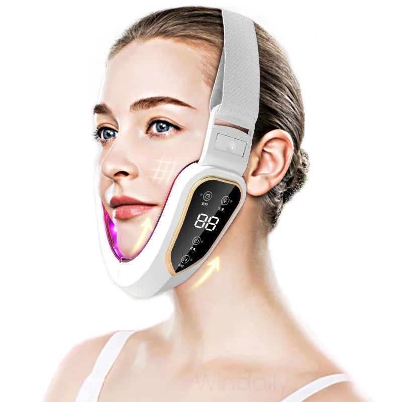 Line Facial Lifting Device - LED Photon Therapy & Vibration Massager