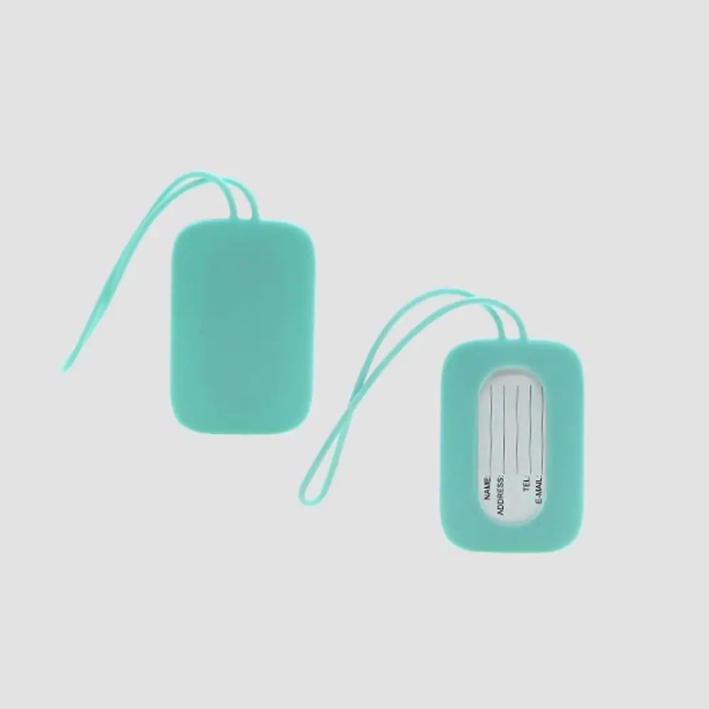 Waterproof Silicone Luggage Tags - Anti-Lost Travel Baggage Labels
