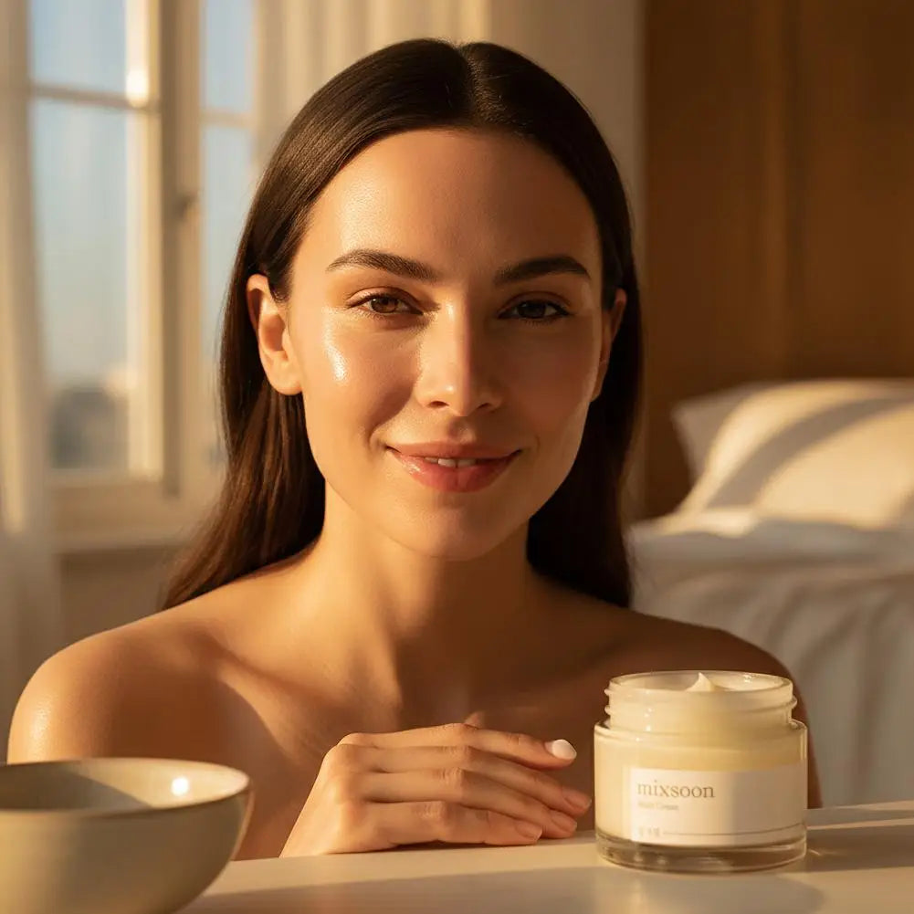 Mixsoon Bean Skincare Set - Hydrating Cream, SPF50 Sunscreen & Essence