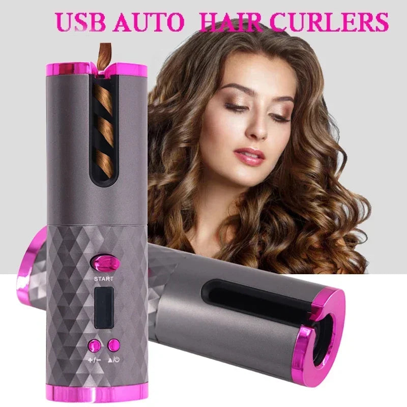 Automatic Wireless Hair Curler - Professional Portable Hair Styling Tool