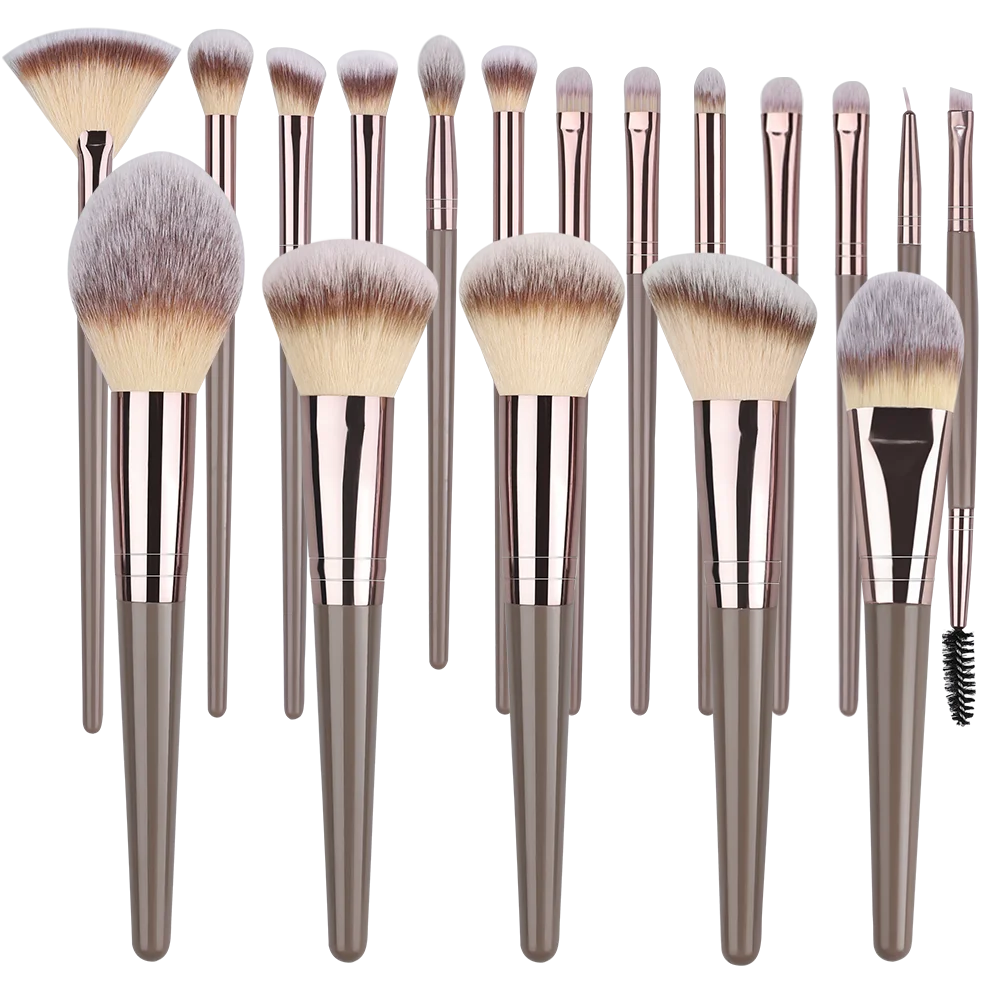 Professional Makeup Brush Kit - Face & Eyes (10-20 Pcs