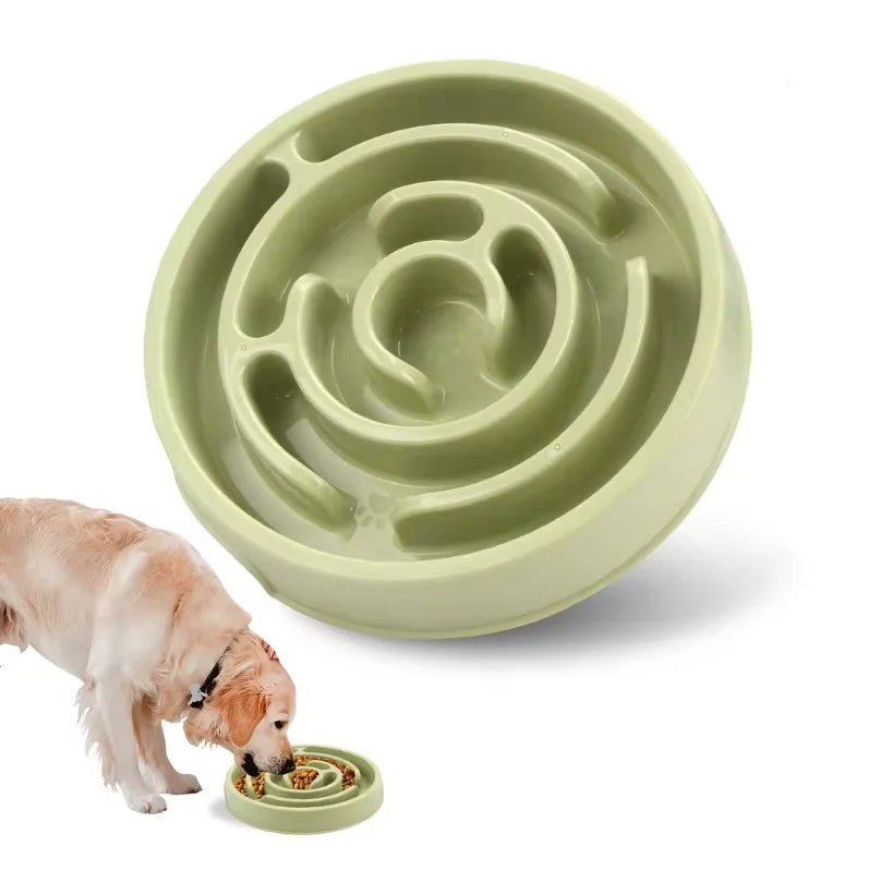 Non-Slip Slow Feeder Dog Bowl for Small to Large Breeds