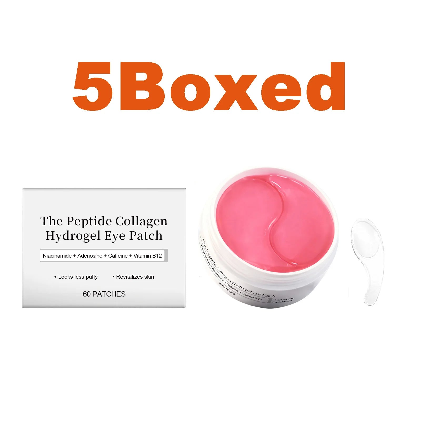Hoygi Peptide Collagen Hydrogel Eye Patches - Reduce Wrinkles & Dark Circles