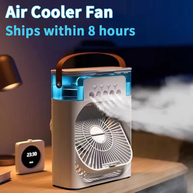 3-in-1 Portable Mini Air Cooler - Evaporative Air Conditioner & Humidifier Fan
