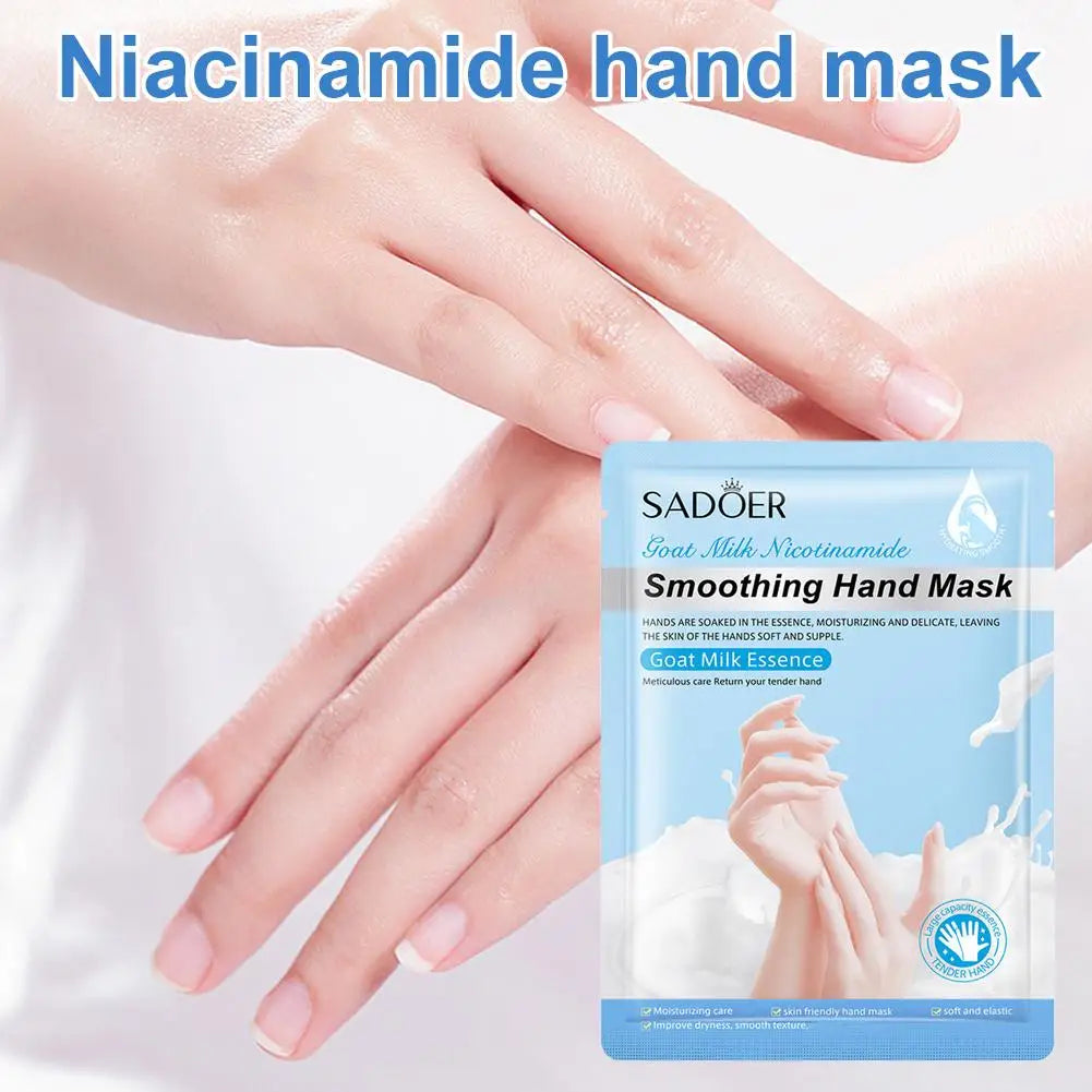 SADOER Niacinamide Hand & Foot Mask Set - Moisturizing & Exfoliating