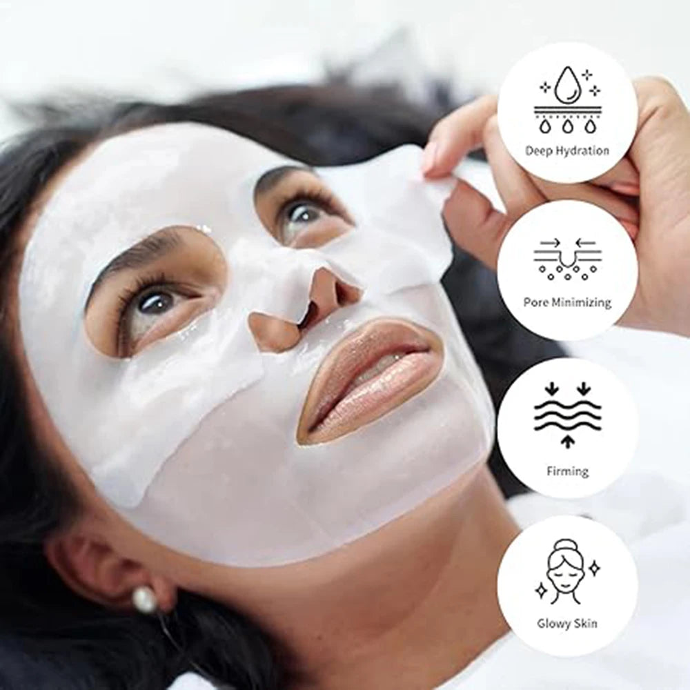 LuxuryTo Deep Collagen Anti-Wrinkle Lifting Overnight Face Mask (5 Pack)