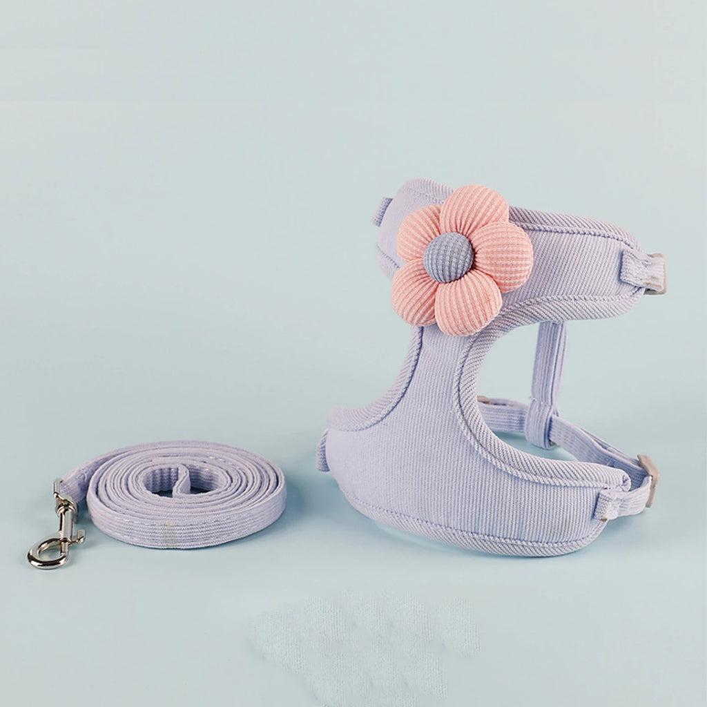 Adjustable Escape-Proof Cat Harness and Leash Walking Set