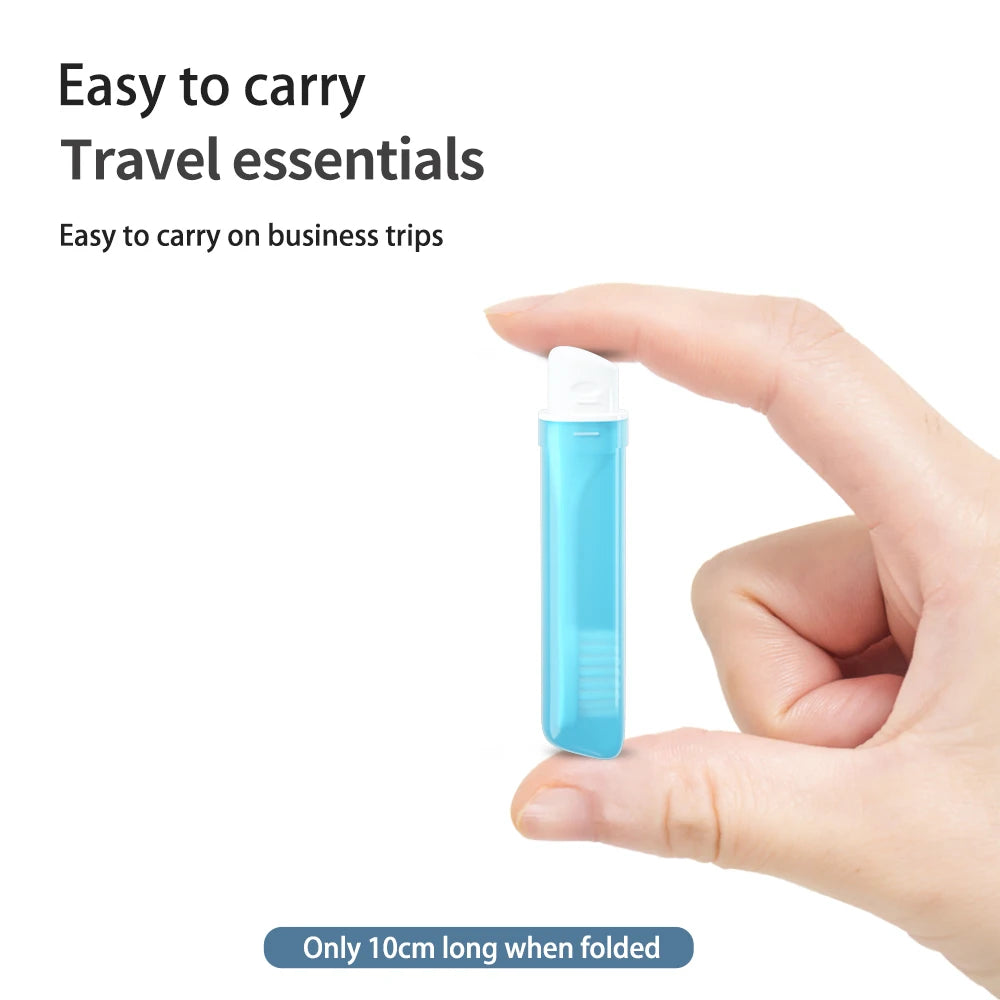 Mini Portable Foldable Travel Toothbrush Set