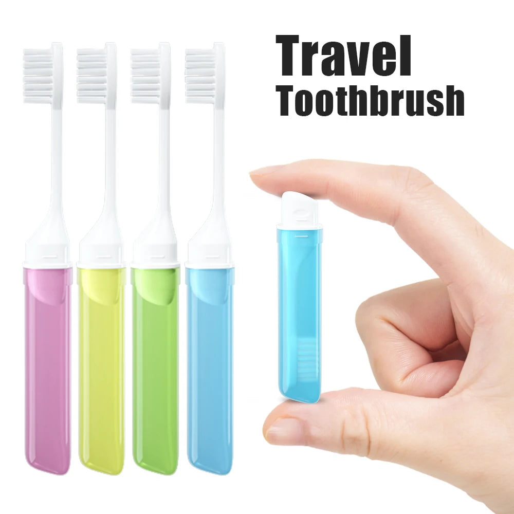 Mini Portable Foldable Travel Toothbrush Set