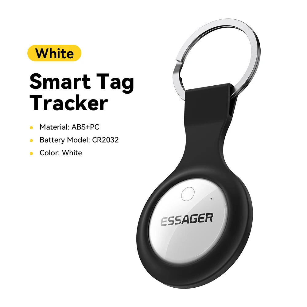ESSAGER SmartTag Bluetooth Tracker - GPS Anti-Lost Locator for Keys & Pets