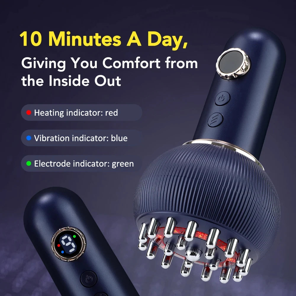 Wireless Electric Gua Sha Massager - Rechargeable Body Shaping Brush