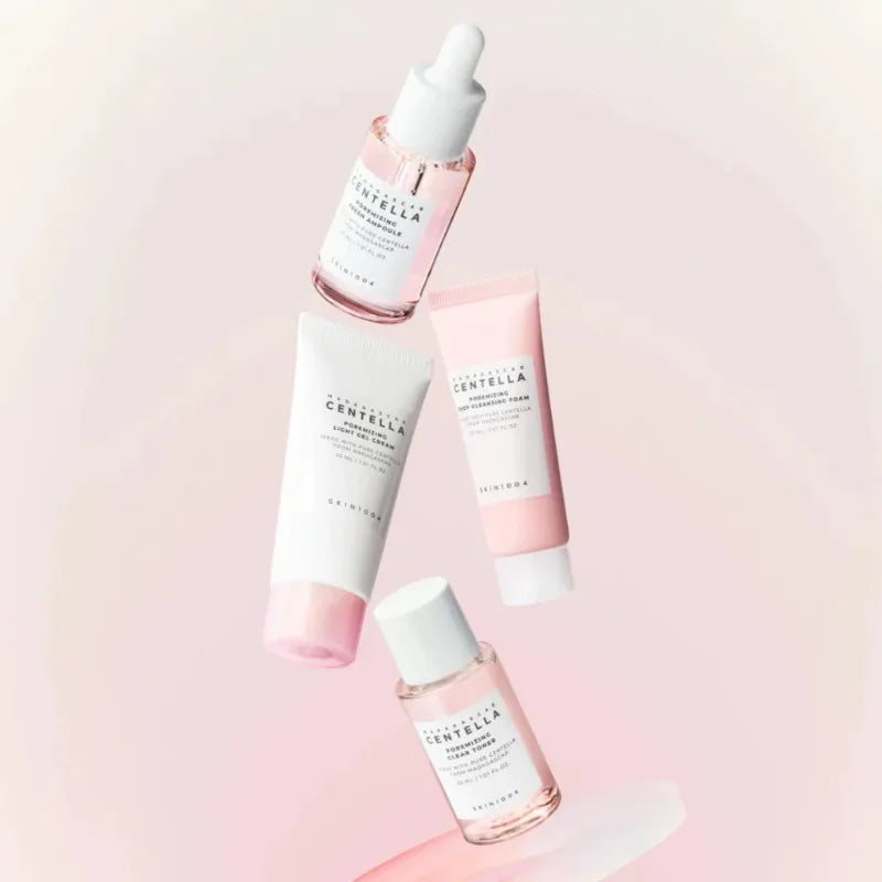 SKIN1004 Madagascar Centella Poremizing Travel Kit - 4 Piece Pink Salt Set