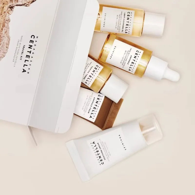 SKIN1004 Madagascar Centella Travel Kit - 5 Piece Soothing Skincare Set