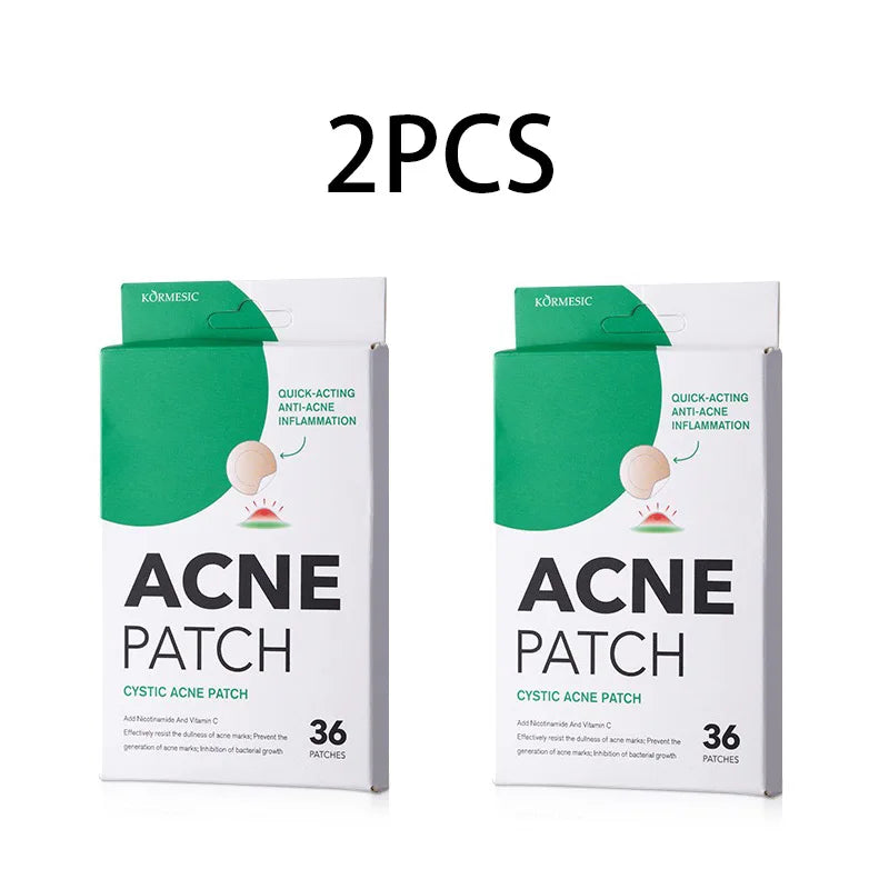 Invisible Acne Pimple Patches - 36pc Hydrocolloid Healing Stickers