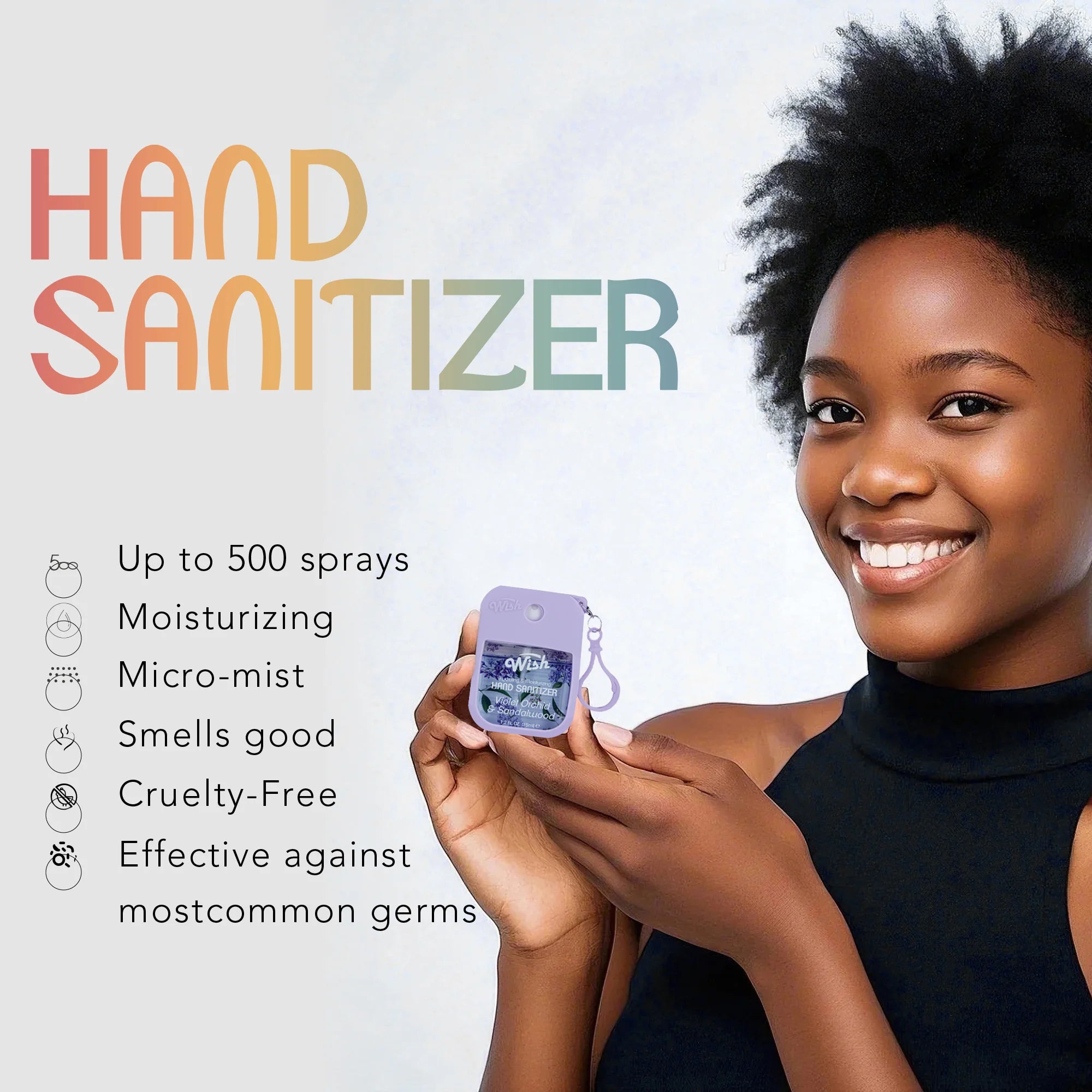Moisturizing Scented Hand Sanitizer Power Spray Gift Set Bob
