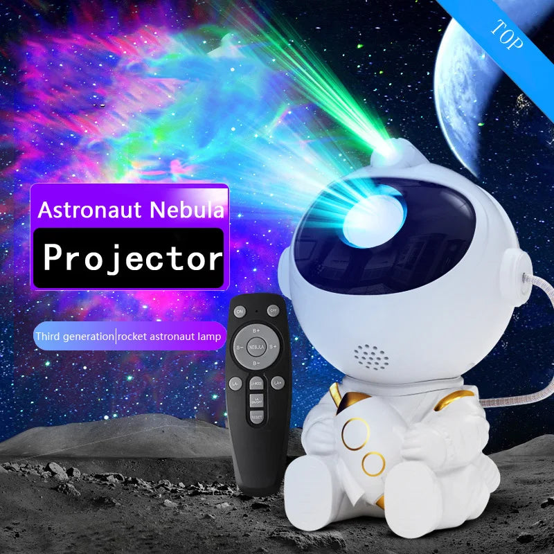 Astronaut Starry Sky Galaxy Projector - LED Nebula Night Light