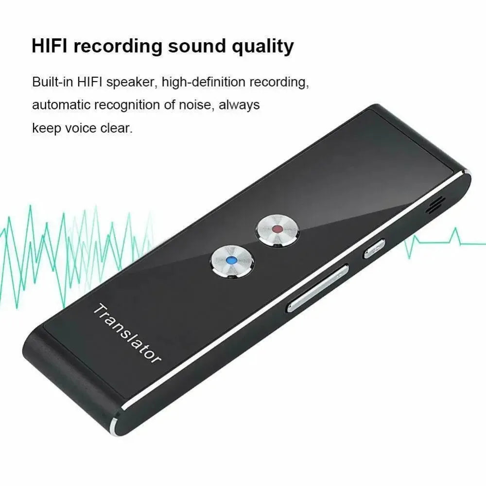 Smart Instant Voice Translator - 2-Way Real-Time Translation for 40 Languages - Portable Travel & Business Device