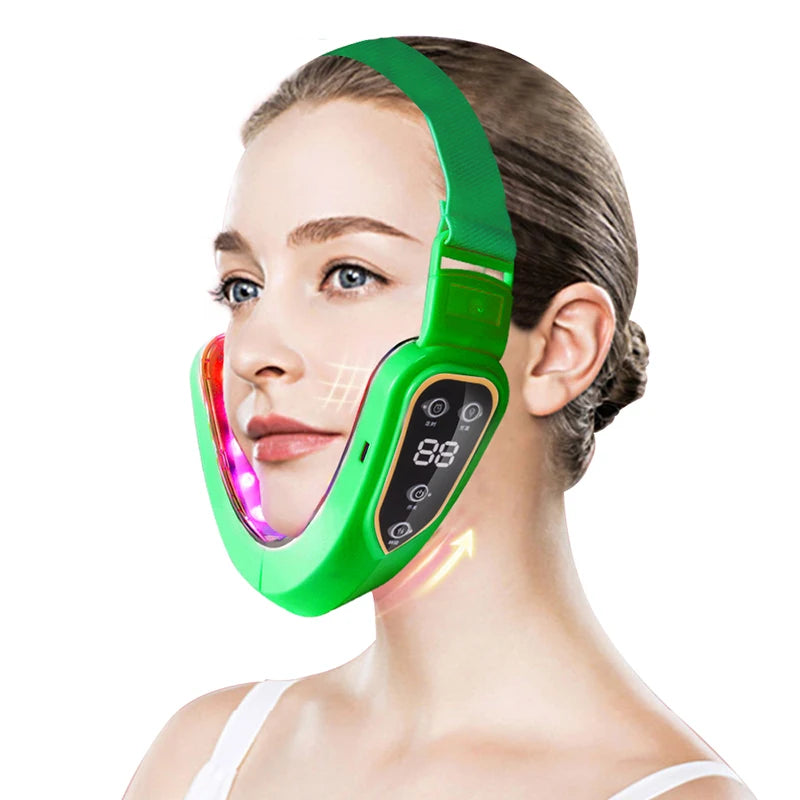 Line Facial Lifting Device - LED Photon Therapy & Vibration Massager